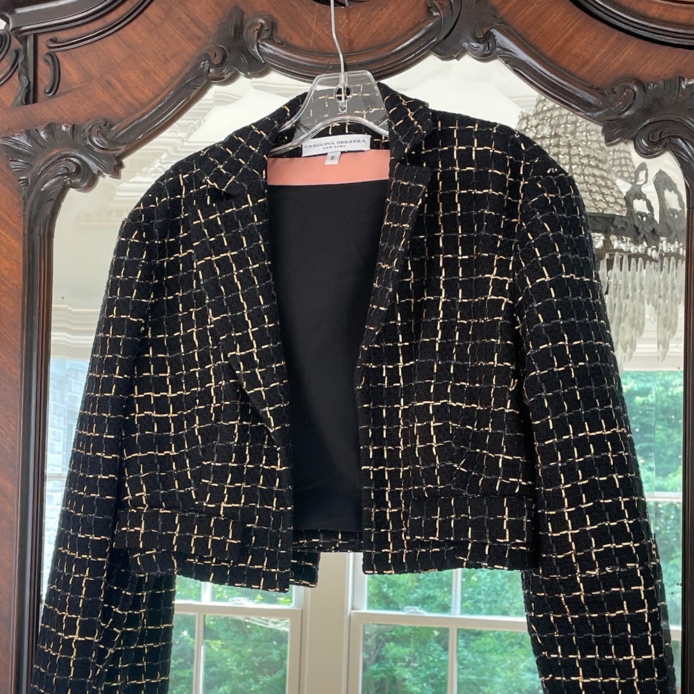 Carolina Herrera Tweed Jacket